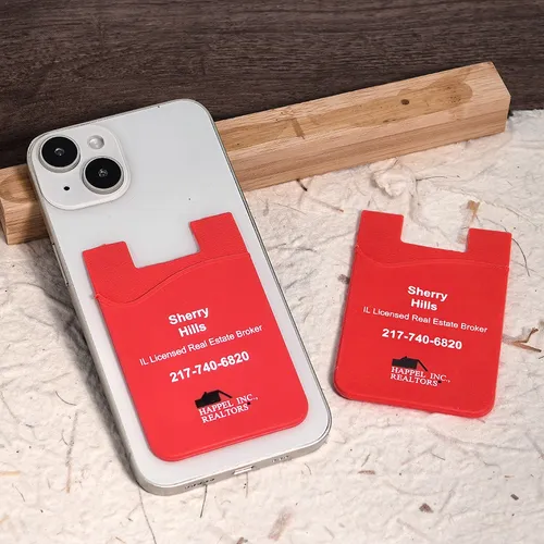 Silicone Phone Wallet Card Holder - Bottle Openers Now