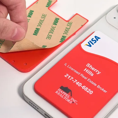 Silicone Phone Wallet Card Holder - Bottle Openers Now