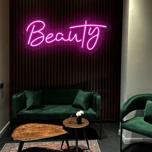 Beauty Neon Sign - Bottle Openers Now