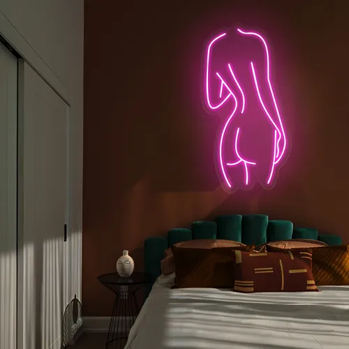 Body Outline Neon Sign - Bottle Openers Now