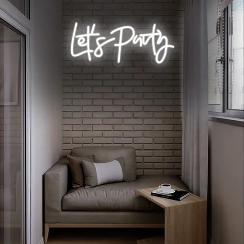Mini Lets Party Neon sign - Bottle Openers Now