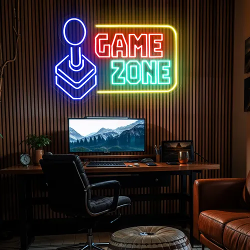 Game Zone Neon Sign - Bottle Openers Now