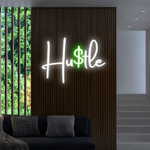 Hustle Neon Signs - Bottle Openers Now