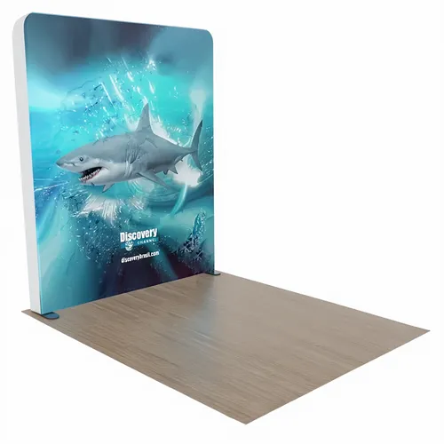 Custom Backlit Trade Show Display Tension Fabric 8' x 8' - Bottle Openers Now