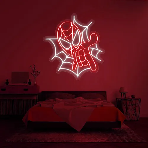 Custom Spiderman Neon Signs - Bottle Openers Now