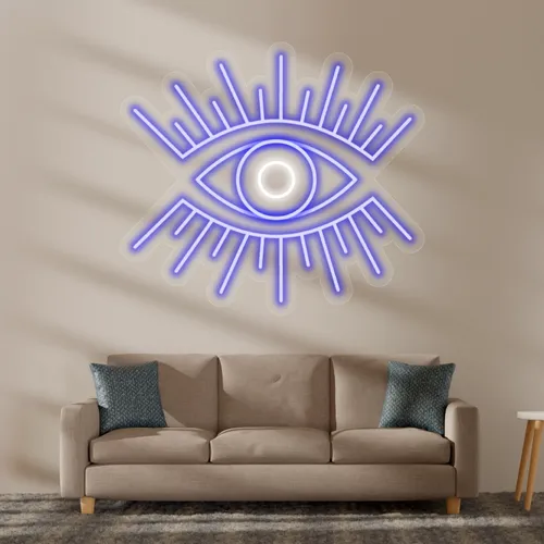 Custom Eye Neon Sign - Bottle Openers Now