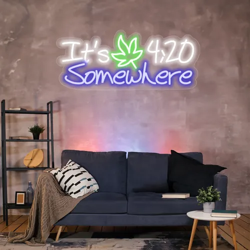Custom 420 Neon Sign - Bottle Openers Now