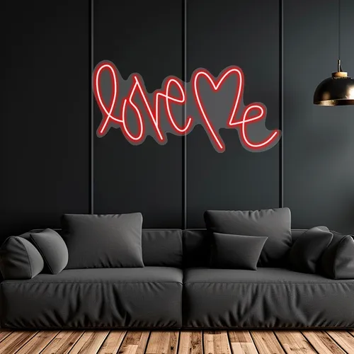 Custom Love Me Neon Signs - Bottle Openers Now