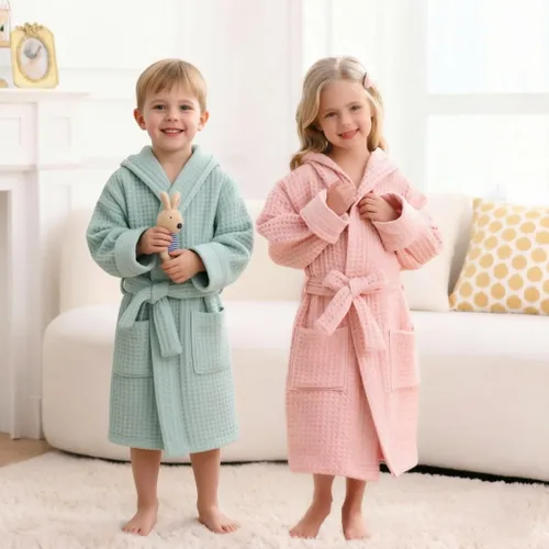 Custom Kids Waffle Robes - Bottle Openers Now