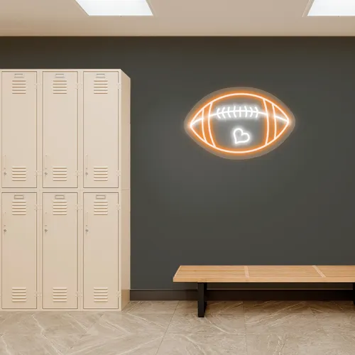 Custom Football Neon Signs - Bottle Openers Now