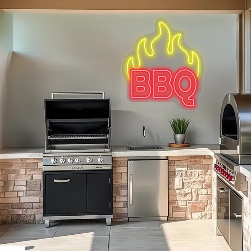 Custom Neon Barbecue Signs - Bottle Openers Now