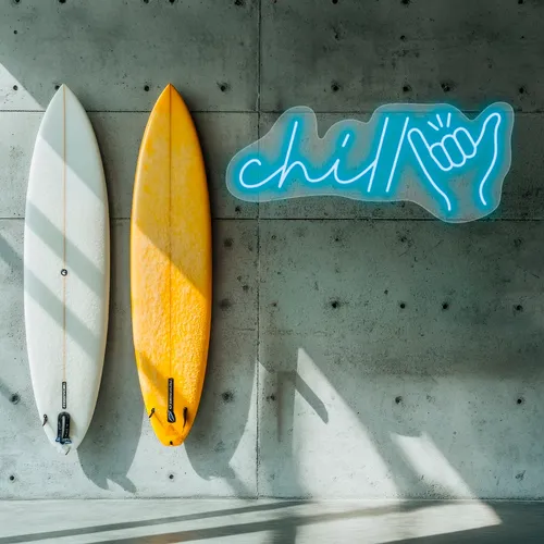 Custom Chill Neon Signs - Bottle Openers Now