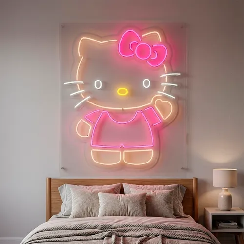 Custom Hello Kitty Neon Signs - Bottle Openers Now