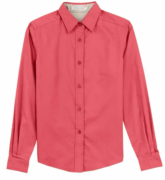 Port Authority Women's Long Sleeve Easy Care Shirt. L608 - Bottle Openers Now