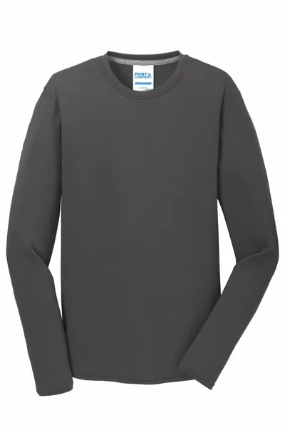 Port & Company Long Sleeve Performance Blend Tee. PC381LS - Bottle Openers Now
