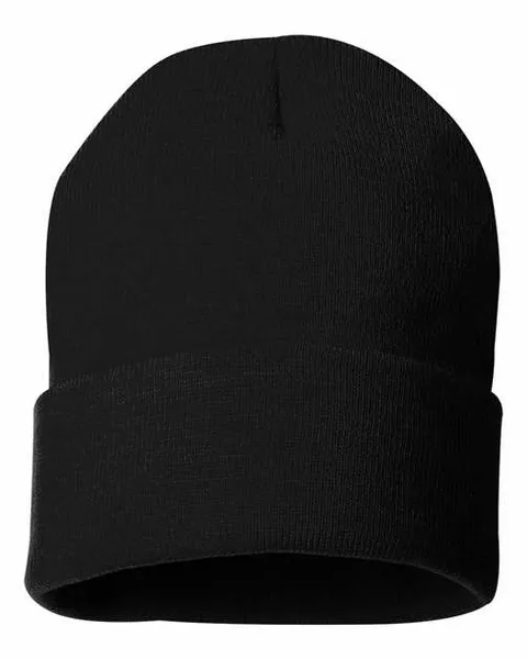 12" Solid Cuffed Beanie - Bottle Openers Now