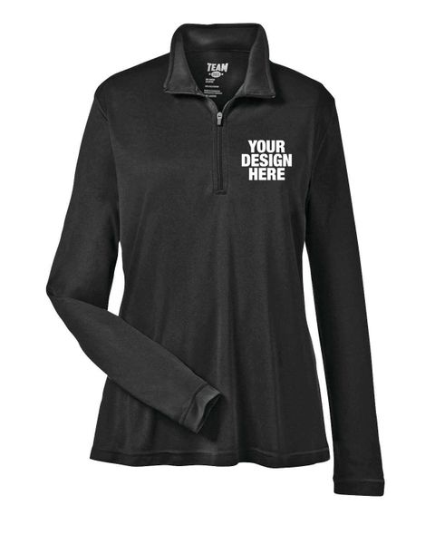 Team 365 Ladies' Zone Performance Quarter-Zip - Bottle Openers Now