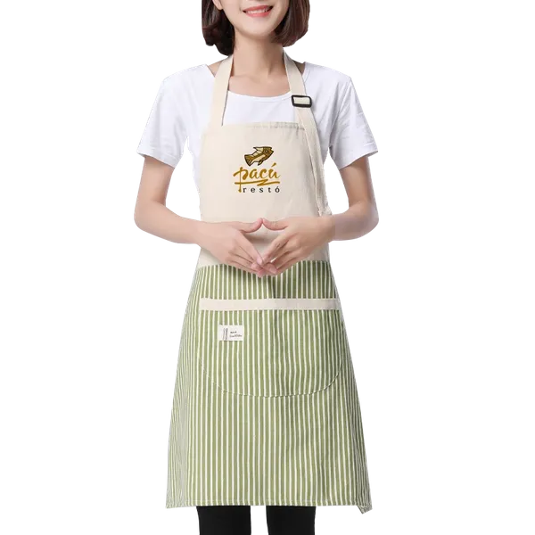 Apron with Happy Bear Patch - Bottle Openers Now