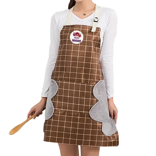 Striped Plaid Hand Wiping Apron - Bottle Openers Now