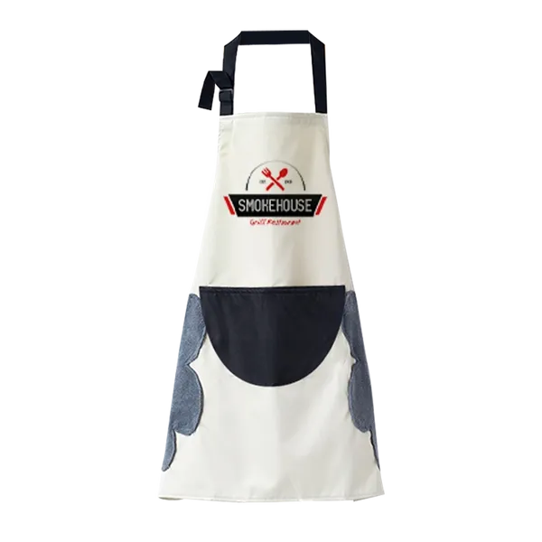 Floral Apron with Hand Wiping Pockets - Bottle Openers Now