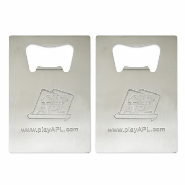 Standard Card Shape Bottle Opener - Bottle Openers Now