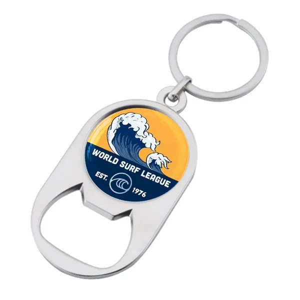 Multiuse Alloy Bottle Opener Keychain - Bottle Openers Now