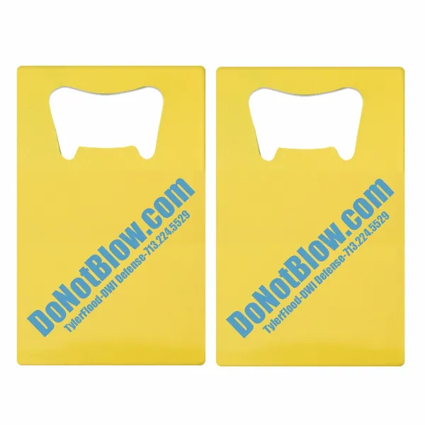 Printed Simple Card Bottle Opener - Bottle Openers Now