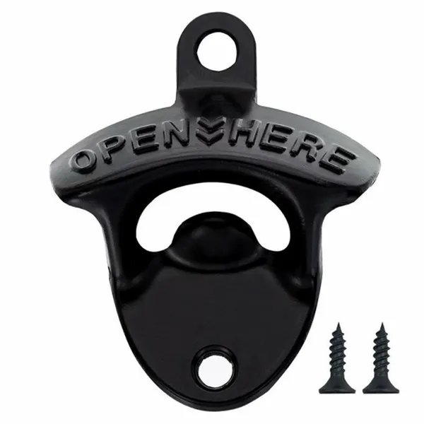 Black Bottle Opener - Bottle Openers Now