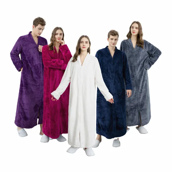 Custom Zip-Up Bathrobes - Bottle Openers Now