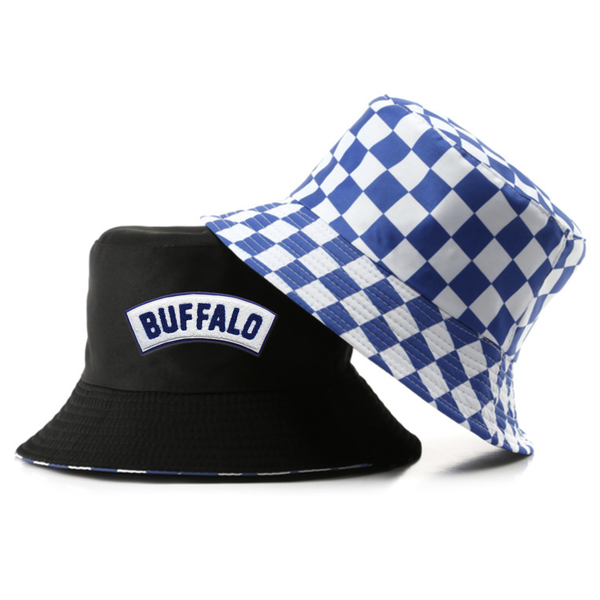 Checkered Cotton Bucket Hat - Bottle Openers Now