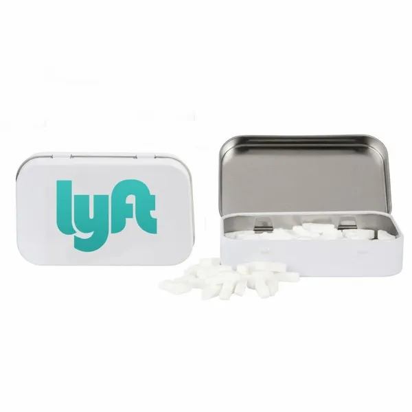 Rectangular Tin with Car Shaped Mints - Bottle Openers Now