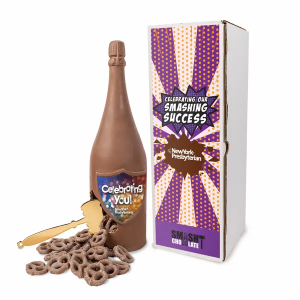 Mega Smash Chocolate with Mini Milk Pretzels - Bottle Openers Now