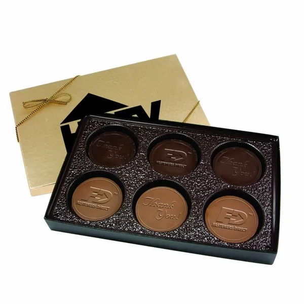 Cookie Gift Box with 6 Round Cookies - Bottle Openers Now