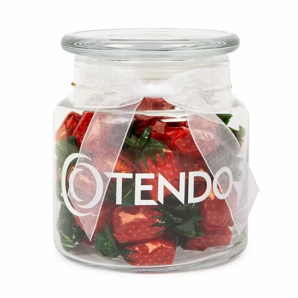 22oz. Glass Jar - Stock Wrapped Candies - Bottle Openers Now