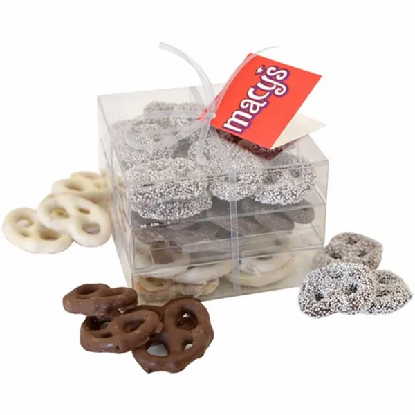 3 Way Pretzel Stack Acetate Tower - TRB801 - Bottle Openers Now