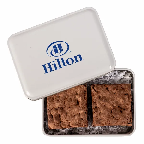 Fresh Beginnings 2 Fudge Brownies in Tin - Bottle Openers Now