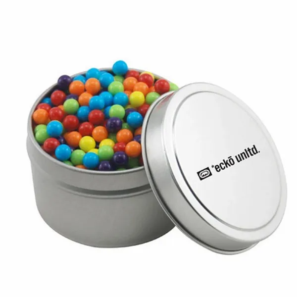 Round Tin with Mini Jawbreakers - SBF3100 - Bottle Openers Now