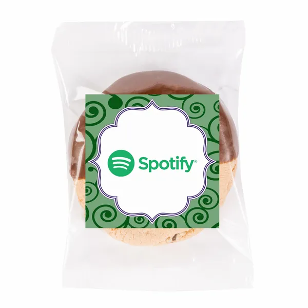Fresh Beginnings Individually Wrapped Dipped Chocolate Chip Cookie - Bottle Openers Now