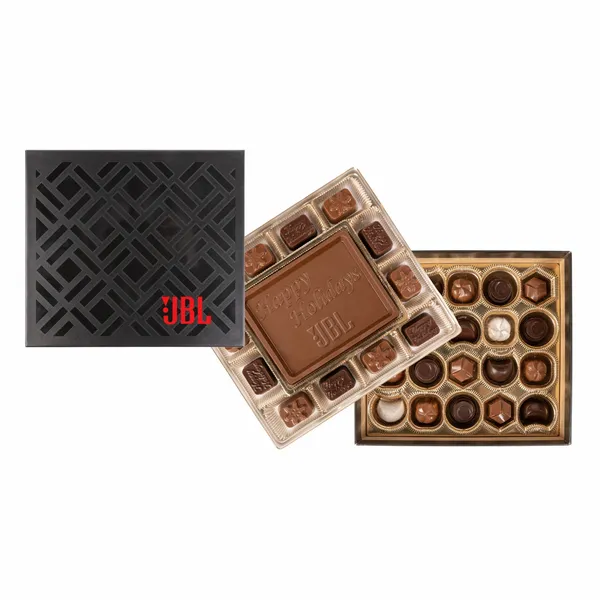 Custom Chocolate Delight Gift Box With Gourmet Truffles - Bottle Openers Now