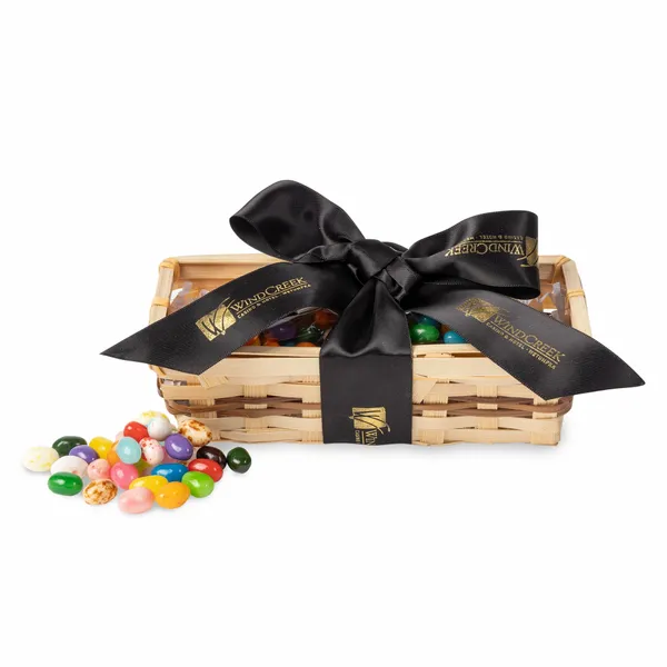 Gift Basket with Jelly Beans - Bottle Openers Now