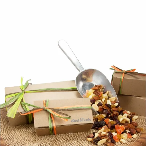 Small Natural Kraft Box with Cranberry Gold Mix - Bottle Openers Now