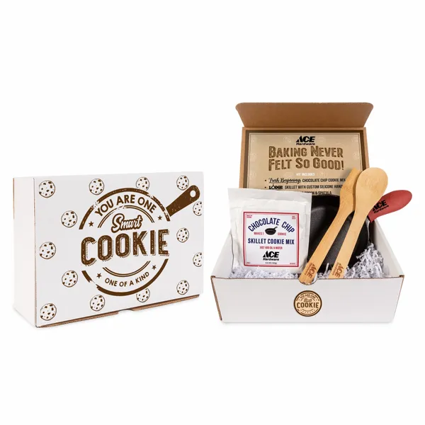 Fresh Beginnings Skillet Cookie Kit with Bamboo Cooking Utensils - Bottle Openers Now