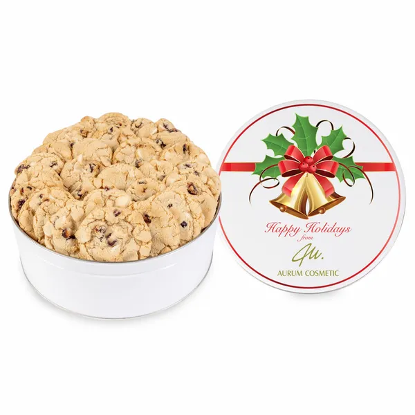 Fresh Beginnings Cranberry Cookie Tin (Large) - Bottle Openers Now