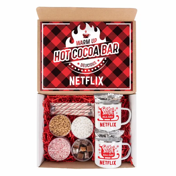 Hot Cocoa Bar Kit with 2 Mugs - Bottle Openers Now