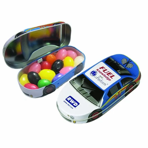 Race Car Tin-Jelly Beans - Bottle Openers Now