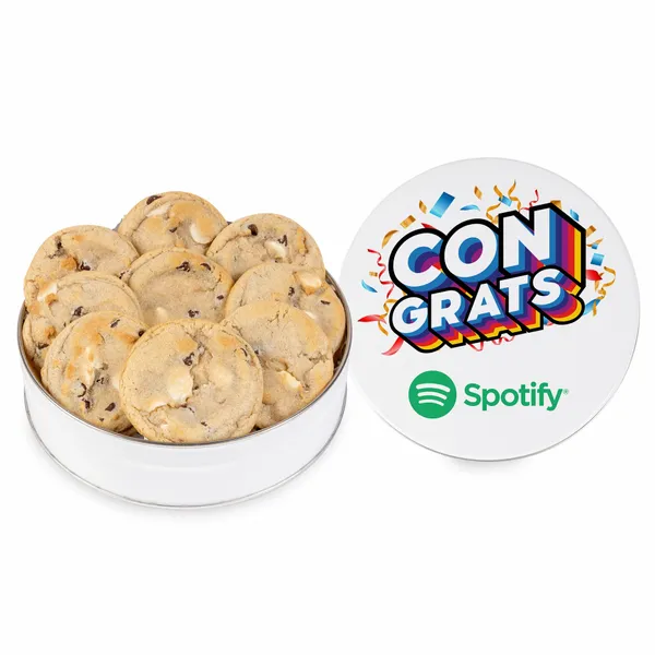 Fresh Beginnings Double Chip Cookie Tin (Small) - Bottle Openers Now