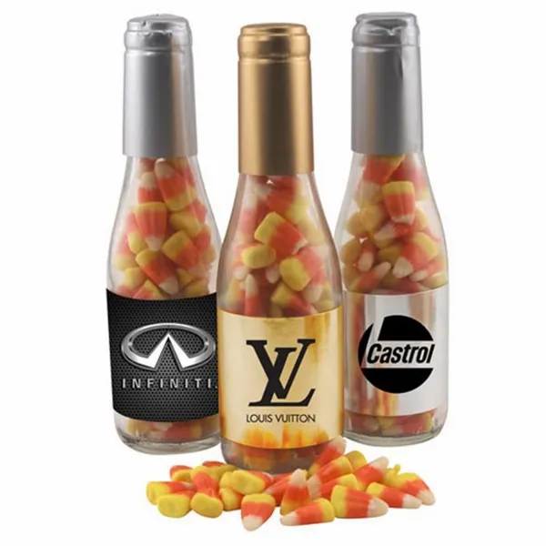 Champagne Bottle w/ Candy Corn 8" - Bottle Openers Now