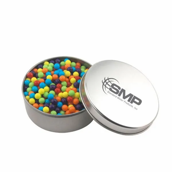 Round Tin with Mini Jawbreakers - SBF3000 - Bottle Openers Now