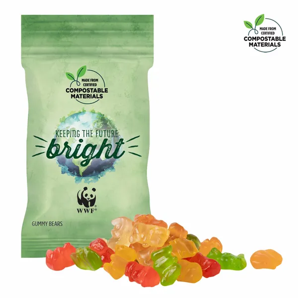 1oz ECO-Digibag, Compostable & Full Color, Gummy Bears - Bottle Openers Now