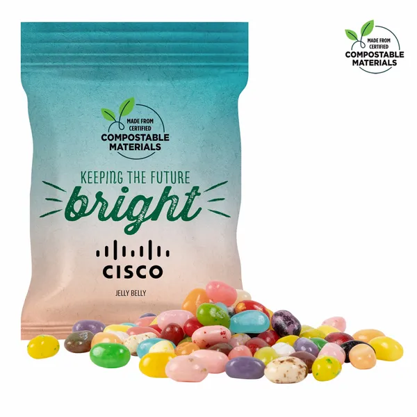 2oz. ECO-Digibag, Compostable & Full Color, Jelly Belly - Bottle Openers Now